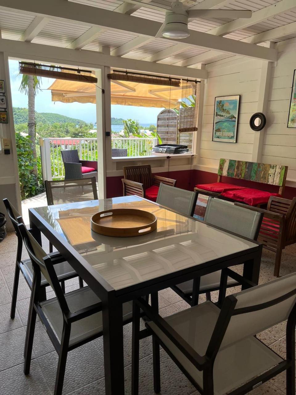 Terrasses Avec Vue Ilet Ramier Apartment Les Trois-Ilets Bilik gambar